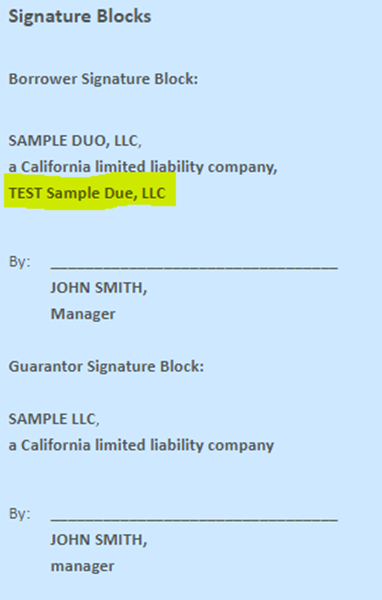 How do I confirm my Signature Blocks will look correct?